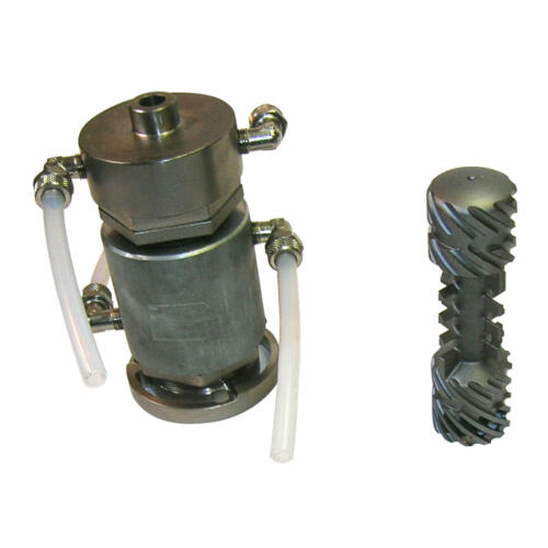 Tornillo mezclador y cámara mezcladora